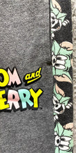 Load image into Gallery viewer, Tom &amp; Jerry Pants Womens Medium (31x27) Gray Jogger Drawstring Sweatpants Fleece
