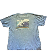 Load image into Gallery viewer, Ocean Pacific Shirt Adult Extra Large Slate Blue Manhattan Beach Surfing OP Mens
