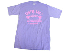 Load image into Gallery viewer, Campus Grill Shirt Youth Medium Purple Hot Texas Weiners Pink 70s 80s Girls
