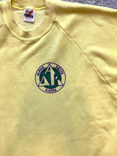 Load image into Gallery viewer, VTG Alpha Delta Kappa Sweatshirt Adult Medium Yellow Fleece Outerwear 80s Mens

