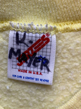 Load image into Gallery viewer, VTG Alpha Delta Kappa Sweatshirt Adult Medium Yellow Fleece Outerwear 80s Mens
