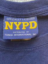 Load image into Gallery viewer, NYPD Shirt Adult Small Navy New York Police Department Official Crew Neck Mens
