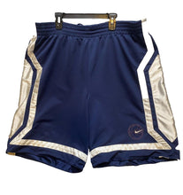 Load image into Gallery viewer, Nike Shorts Adult 2XL Blue Basketball Reversible Drawstring Embroidered Logo Men
