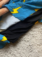 Load image into Gallery viewer, Chicknlegs Shorts Adult Small Yellow Bolts AOP Split Running Athletic Men NWT
