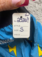 Load image into Gallery viewer, Chicknlegs Shorts Adult Small Yellow Bolts AOP Split Running Athletic Men NWT

