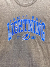 Load image into Gallery viewer, Tampa Bay Lightning Shirt Adult Extra Large NHL Hockey Spell Out Logo Mens

