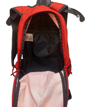 Load image into Gallery viewer, Air Jordan Backpack Red Large Jump Man Paint Splatter 5 Pocket School Gym
