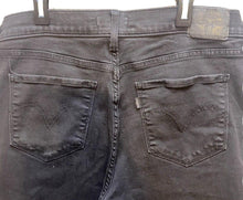 Load image into Gallery viewer, Levis Jeans Womens 14 (34x27) Black Tab Classic Straight Zip Denim Ladies

