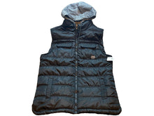 Load image into Gallery viewer, Ecko Unltd Puff Vest Adult Medium Black Zip Up Hooded Grunge Skater Y2K Mens
