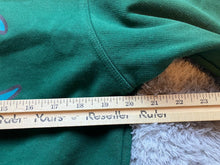 Load image into Gallery viewer, Champion Sweatshirt Adult Small Green Hoodie Spell Out Logo Pullover Mens
