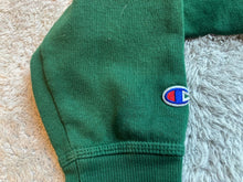 Load image into Gallery viewer, Champion Sweatshirt Adult Small Green Hoodie Spell Out Logo Pullover Mens
