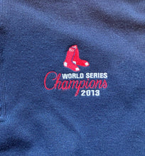 Load image into Gallery viewer, Boston Red Sox Shirt Adult Medium Navy 1/4 Zip 2013 World Series Champs Mens
