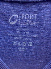 Load image into Gallery viewer, B/E Aerospace Shirt Mens Large Blue Airplane Aircraft Spell Out Long Sleeve
