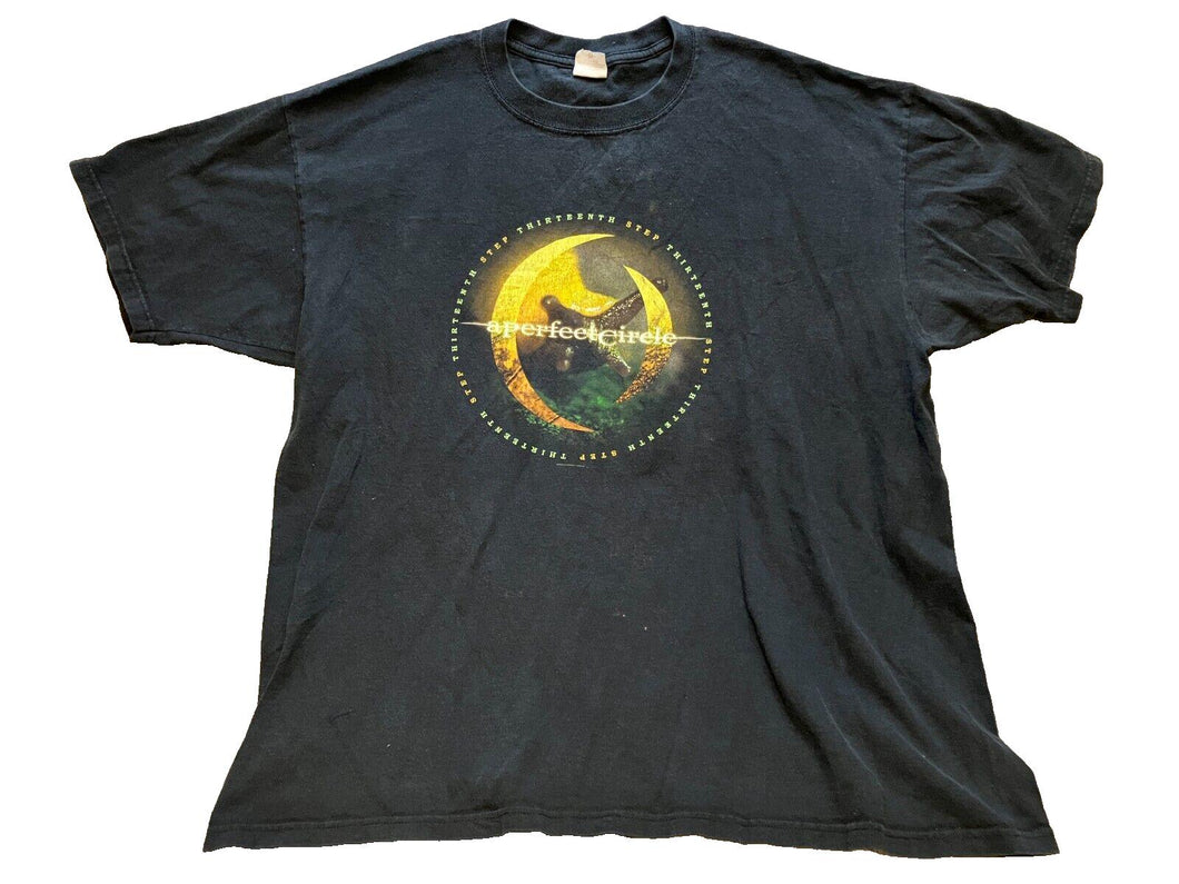 2003 A Perfect Circle Shirt Womens 2XL Black Thirteenth Step Punk Goth Concert