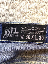 Load image into Gallery viewer, TK Axel Jeans Adult 30X30 Blue Baggy Y2K Streetwear  Relaxed Straignt Mens
