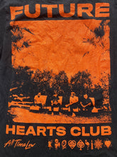 Load image into Gallery viewer, Future Hearts Club Shirt Womens Small Black All Time Low Member Exclusive Promo
