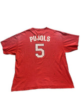 Load image into Gallery viewer, St Louis Cardinals Shirt Adult 2XL XXL Red Albert Pujols #5 MLB Baseball Mens
