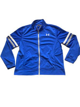 Load image into Gallery viewer, Under Armour Jacket Youth Extra Large Blue Full Zip Active Warm Up Loose Boys
