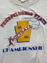 Load image into Gallery viewer, VTG Pennsylvania Shirt Adult Large Softball Championship Single Stitch 70s 80s
