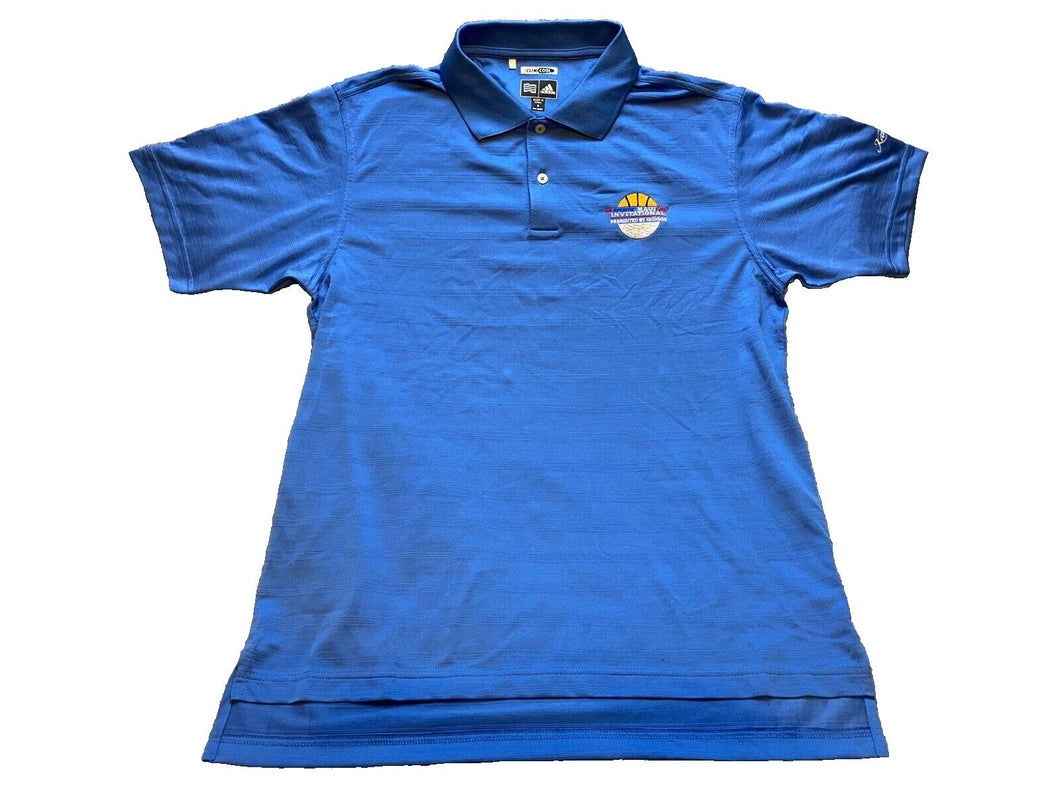 Adidas Shirt Mens Small Blue EA Sports Maui Golf Invitational Kaanapali Polo
