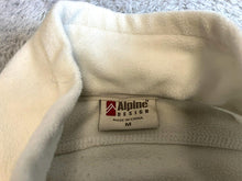 Load image into Gallery viewer, Alpine Design Jacket Adult Medium White 1/2 Zip Sherpa Fleece Outerwear Mens
