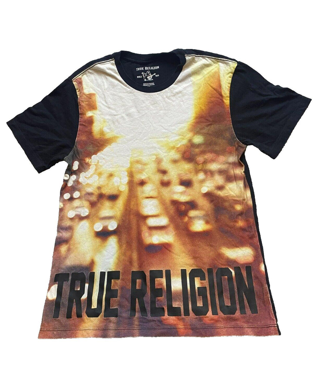True Religion Shirt Mens Small Hip Hop Streetwear Grunge Y2K Skater Steet Cars