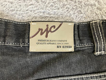 Load image into Gallery viewer, RIC Shorts Adult 38x14.5 Black Denim Bermuda Baggy Skater Urban Jean Mens
