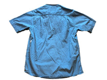 Load image into Gallery viewer, Wrangler Shirt Mens Small Blue Button Down Short Sleeve Outdoors Workwear
