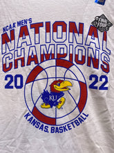 Load image into Gallery viewer, Kansas Jayhawks Shirt Mens Small 2022 NCAA Basketball National Champions Final 4

