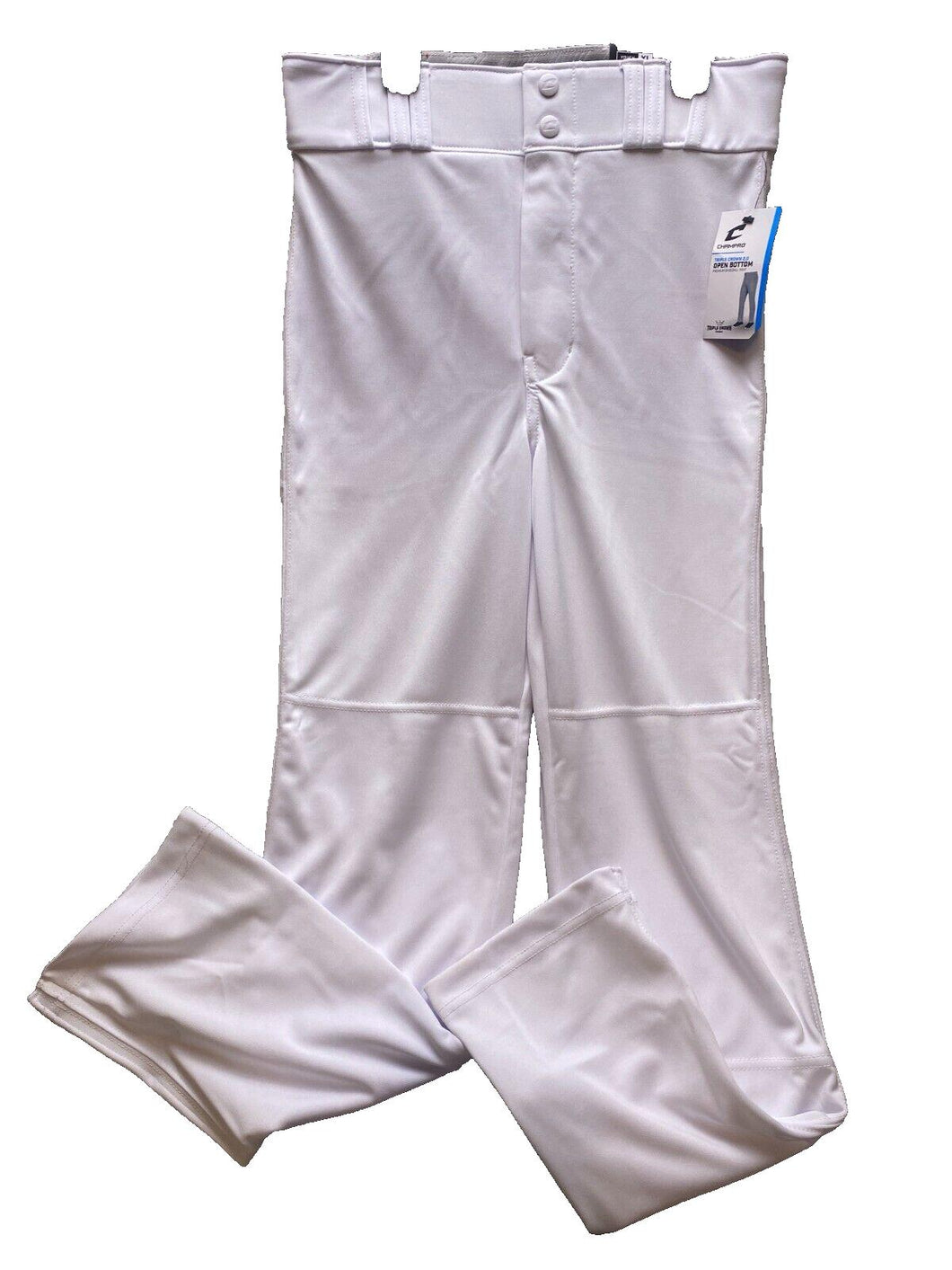 Champro Baseball Pants Youth Extra Large White Triple Crown 2.0 Open Bottom