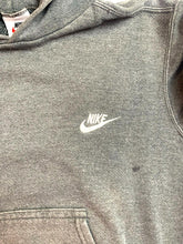 Load image into Gallery viewer, VTG Nike Sweatshirt Adult Small Charcoal Fleece Hoodie Pocket Pullover USA Mens
