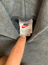 Load image into Gallery viewer, VTG Nike Sweatshirt Adult Small Charcoal Fleece Hoodie Pocket Pullover USA Mens
