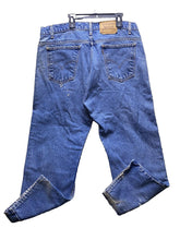 Load image into Gallery viewer, VTG Levis 505 Jeans Mens 38x30 (38x27) Fade Straight Leg Baggy Orange Tab Thrash
