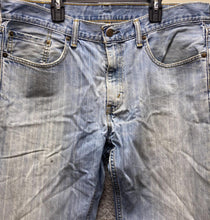 Load image into Gallery viewer, VTG Levis 555 Jeans Mens 34x32 Fade Straight Leg Baggy Streetwear Academia
