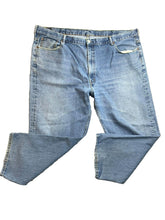 Load image into Gallery viewer, Levis 550 Jeans Adult 48x26.5 Blue Whiskered Straight Leg Baggy Denim Mens
