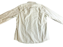 Load image into Gallery viewer, Hollister Shirt Adult Extra Large Off White Blue Striped Button Up Casual Mens
