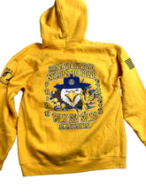 Load image into Gallery viewer, 322D Training SQ Sweatshirt Adult Large Yellow Eagle Hoodie USA Military Mens
