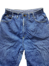 Load image into Gallery viewer, Vintage Lee Jeans Womens 12 (30x29) Blue Denim Tapered High Waisted 90s Ladies
