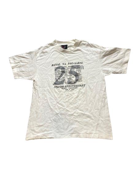 VTG Philippines Shirt Adult Large 25th Silver Anniversary Single Stitch 90s Mens