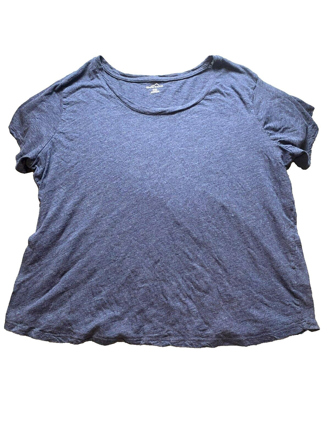 Eddie Bauer Shirt Womens 3XL XXXL Round Neck Short Sleeve Classic Plain Ladies