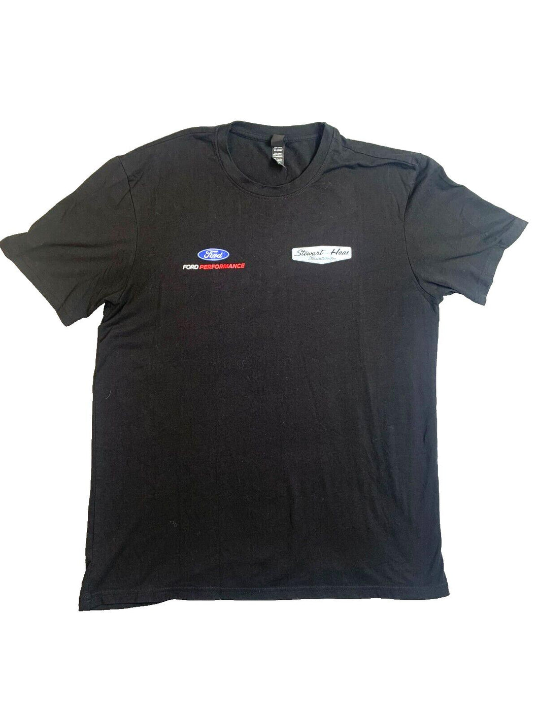 Stewart Haas Racing Shirt Adult Large Black NASCAR Performance Car Racing Mens