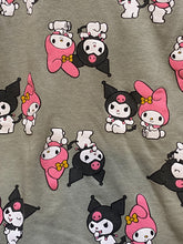 Load image into Gallery viewer, Hello Kitty Sweater Mens Extra Large Gray My Melody Kuromi Fleece Sanrio
