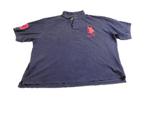 Load image into Gallery viewer, US Polo Assn Shirt Adult 3XL XXXL Navy Blue Big Logo USPA Preppy Golf Polo Mens
