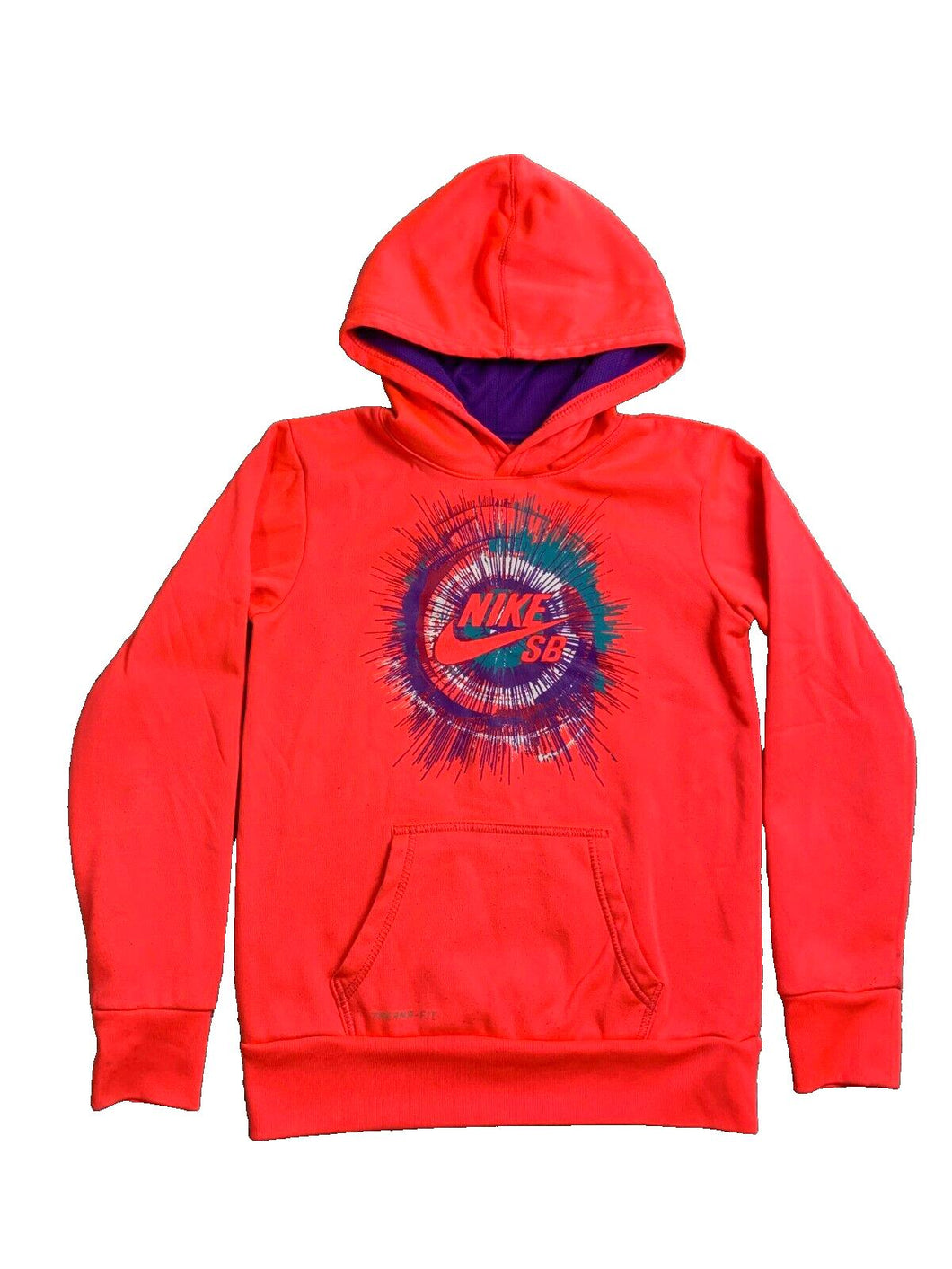 Nike Sweatshirt Youth Extra Small Coral SB Fleece Colorful Hoodie Sweater Girls