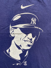 Load image into Gallery viewer, New York Yankees Shirt Adult Large Navy Blue Aaron Judge Nike MLB Baseball Mens
