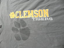 Load image into Gallery viewer, Clemson Tigers Shirt Adult Large Gray Spell Out Logo Paw NCAA Sportswear Mens
