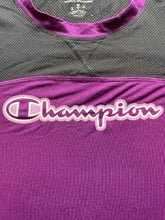 Load image into Gallery viewer, Champion Shirt Womens Medium Purple Black Athletic Sportswear Sporty Performance
