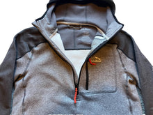 Load image into Gallery viewer, LL Bean Sweatshirt Mens Small Hooded 1/4 Zip Fleece Outdoors Athleisure Workwear
