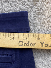 Load image into Gallery viewer, J CREW Short Mens 4 Small Adult Chino Blue Classic Outdoor Flat Front Button
