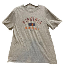 Load image into Gallery viewer, Virginia Basketball Shirt Mens Large Gray Nike Center Swooch Large Spell Out
